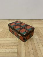 Antike Art Deco Blechdose mit Patina Gebrüder Hofmann Thun