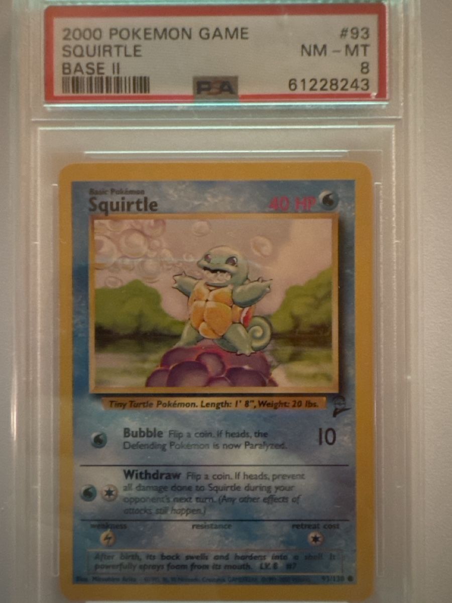 Pokémon Sammelbilder & Trading cards: POKEMON GAME SQUIRTLE NM-MT PSA 8 – Gebraucht aus La Croix (Lutry) von gabe-ju