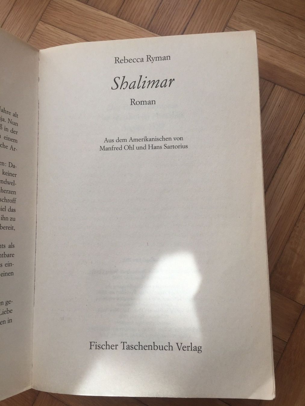Libri: Rebecca Ryman - Shalimar / Porto 3.40 – Usato da Emmenbrücke venduto da Hathor123 3