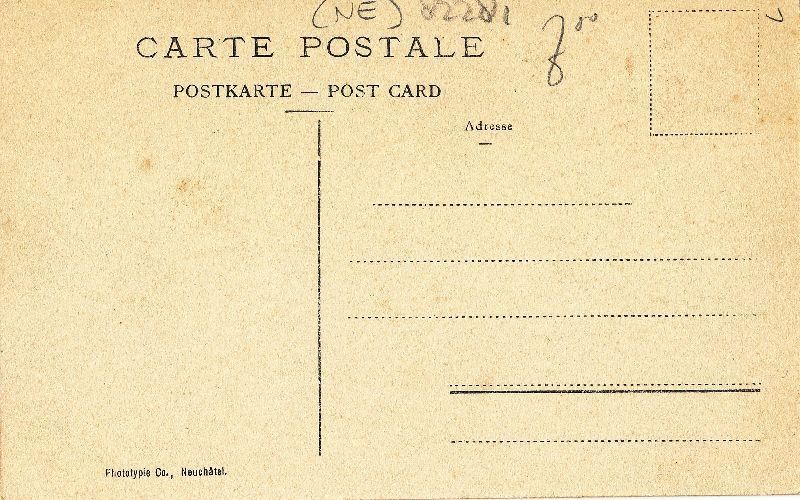 Cartoline postali: Fleurier - rue du Collège + c1905 – Usato da Emmenbrücke venduto da teestube 1