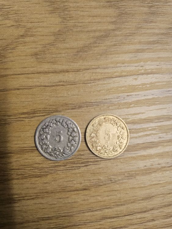 5 Rappen Münze (Gebraucht) in Mehlsecken für CHF 2 – mit Lieferung auf ...