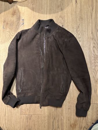 Scalberg Leder Bomber Jacke