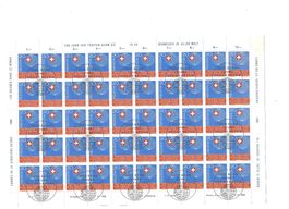 Helvétia 1966 - 5ème Suisse -bloc 50 timbres oblitéré 01.06