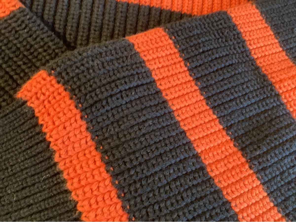 Maglioni & Felpe: Part Two Pullover gestreift dunkelblau orange Grösse M/L – Usato da Ennetbaden venduto da Valli4 1