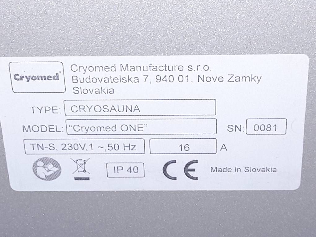 Tutte le macchine: Cryothérapie corps entier Cryosauna – Usato da Ste-Croix venduto da ser_wb6d 2
