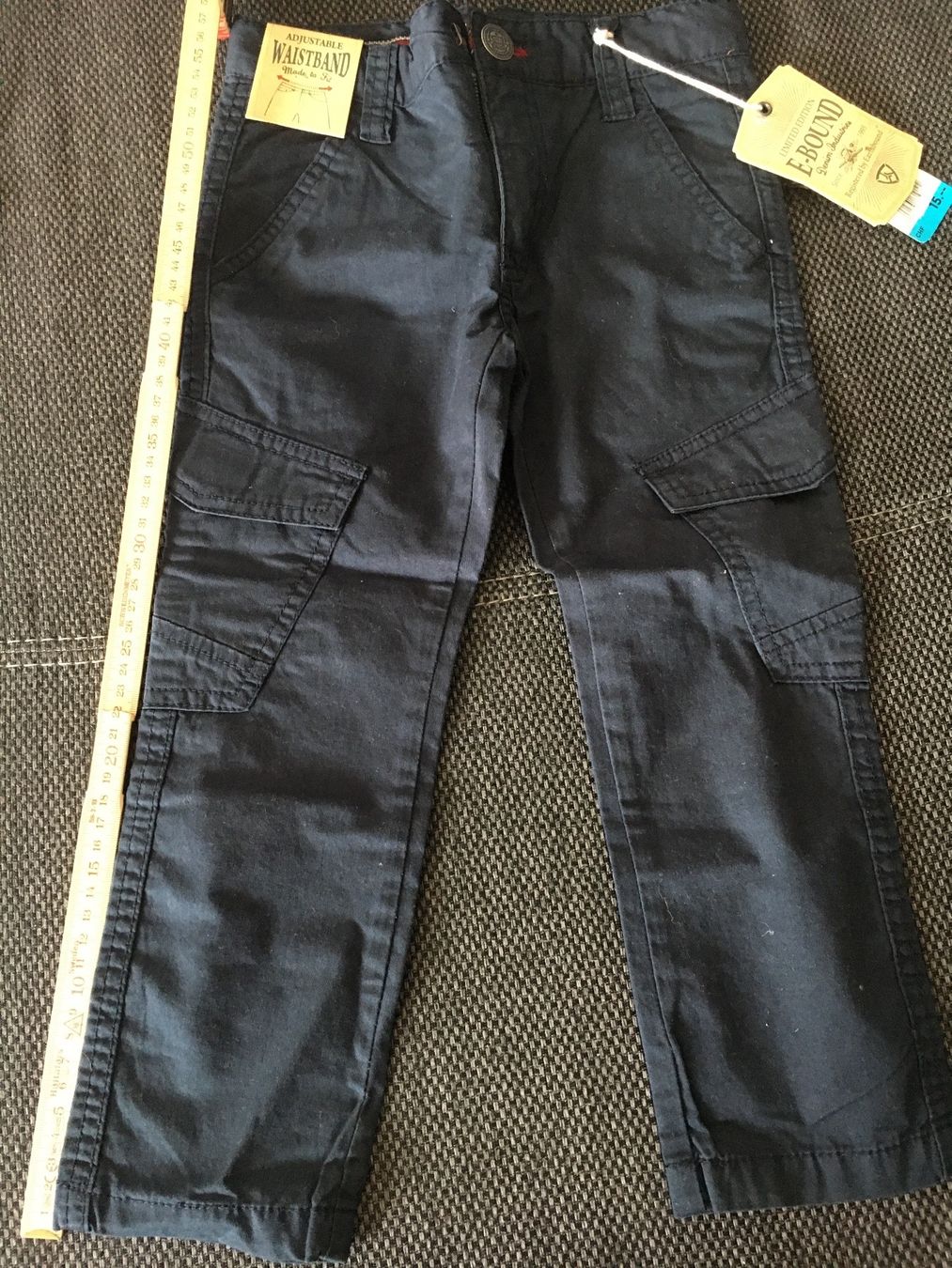 Pantaloni: Dunkelblaue, neue Hosen Gr. 104 – Nuovo e nell'imballaggio originale da Siegershausen venduto da Bubsi83 1