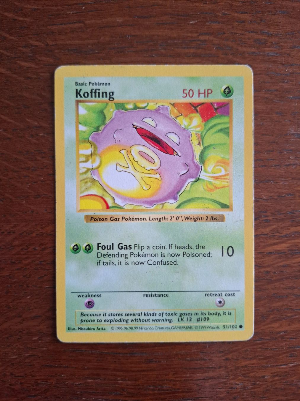 Pokémon Cartes à collectionner: Pokemon Koffing Base Set Shadowless 51/102 – D'occasion à Giornico par ale_lc8k