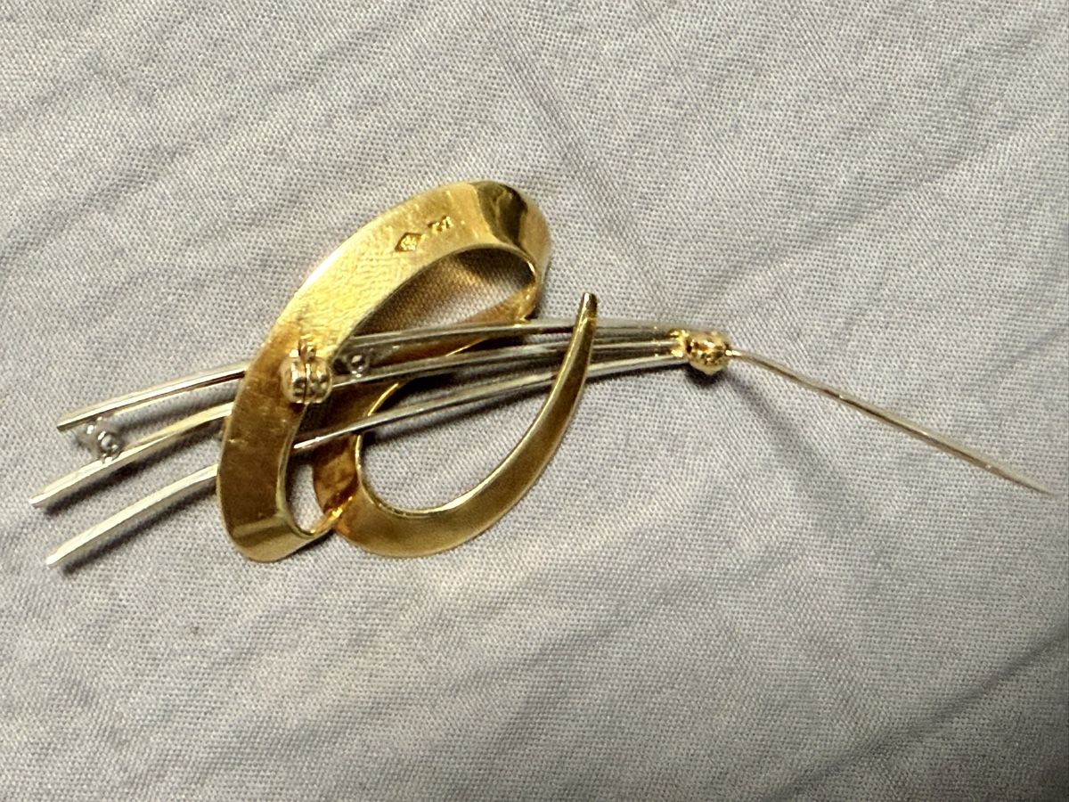 Broches & Aiguilles: Brosche Gold 18k – D'occasion à Oberhof par RealStone 8