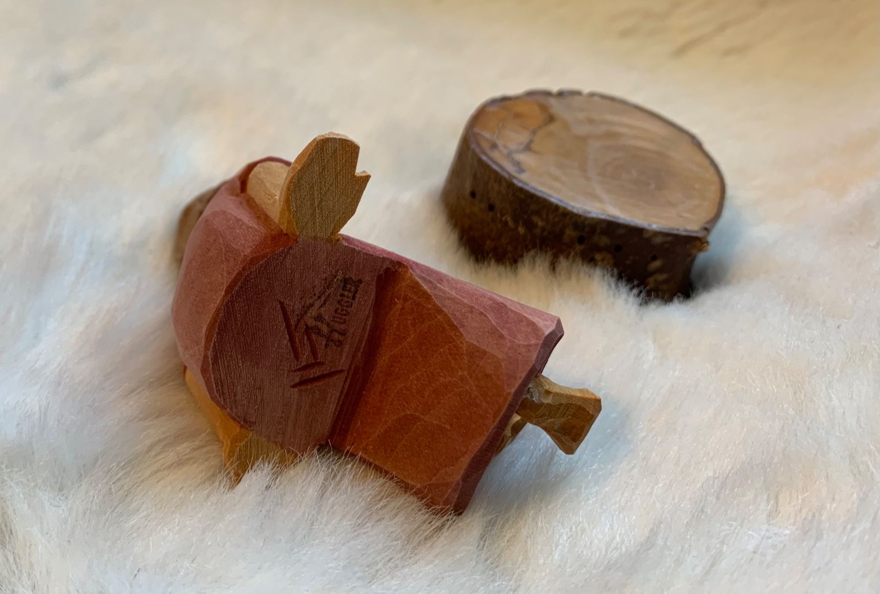 Figuren: Huggler Brienz, sitzendes Mädchen, Krippenfigur, Holz – Gebraucht aus Kloten von petrol5555 3