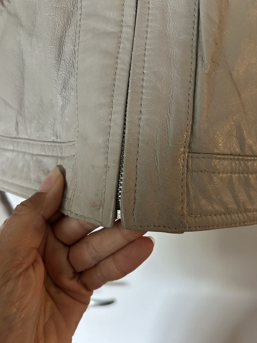 Giacche: grey faux leather jacket – Usato da Zürich venduto da ori_9dcy 4