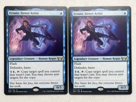 2x Errant, Street Artist - Magic: The Gathering!