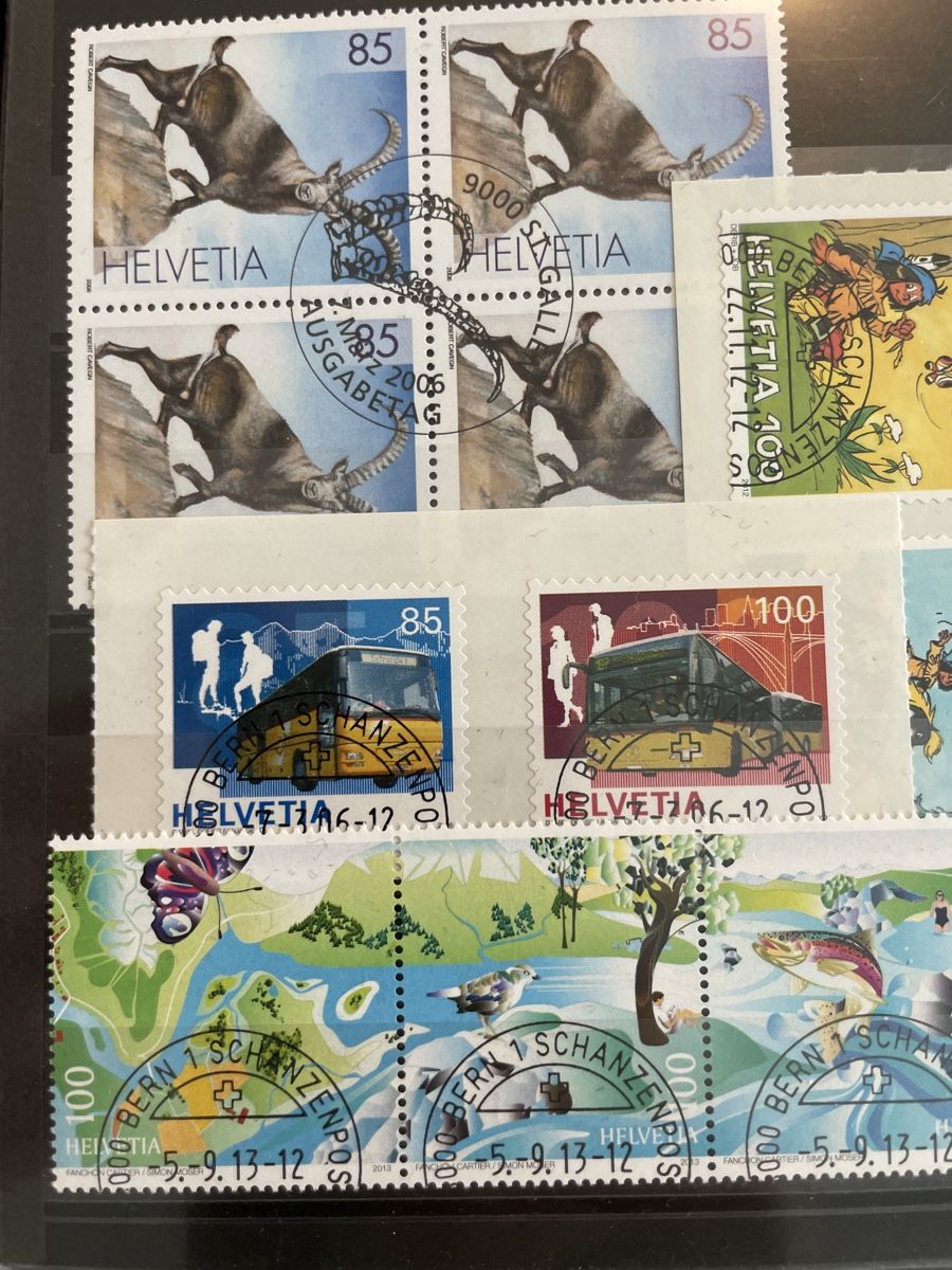 Tutti i francobolli: Abart 20 Briefmarke Top Lot – Usato da Muri AG venduto da Briefmarke-Schweiz 1
