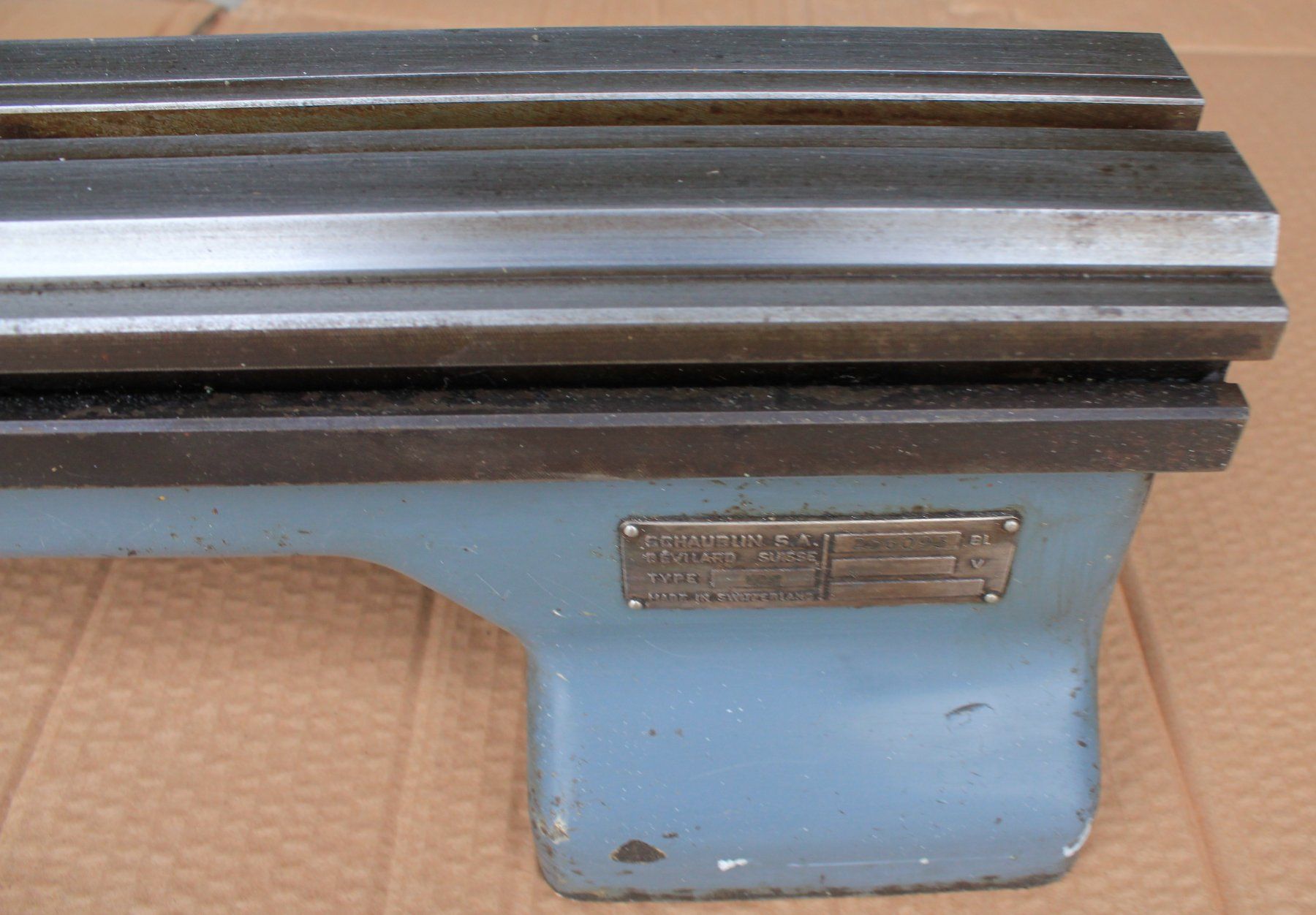 Schaublin Tutte le macchine: Banc pour tour Schaublin 102 – Usato da Peseux venduto da Gilloss 5