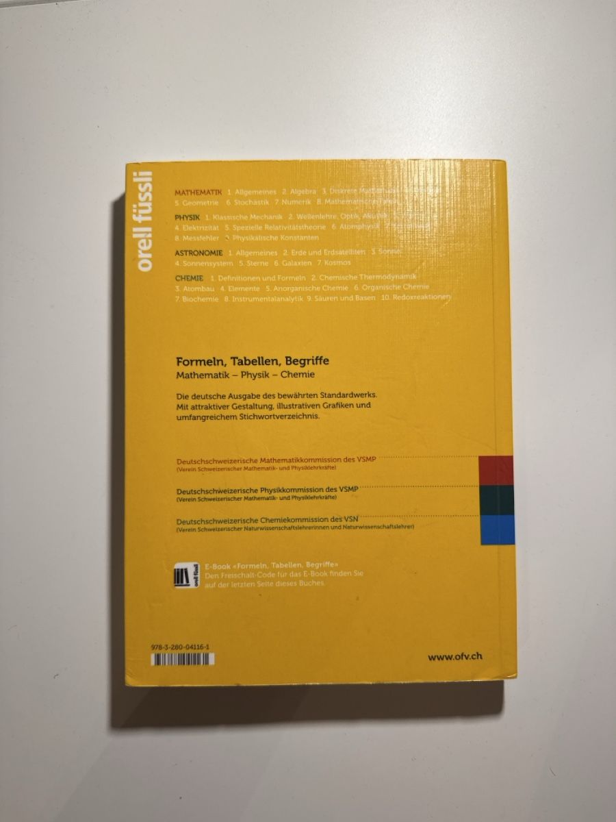 Bücher: Formelsammlung – Gebraucht aus Schlieren von sharu_02 2