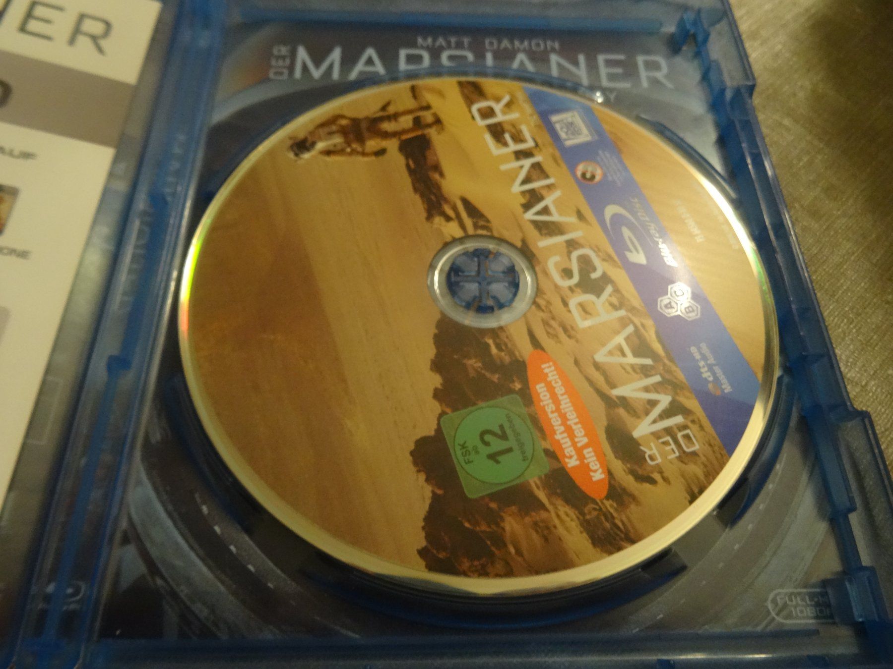 Alle DVDs: Der Marsianer - Rettet Mark Watney! - Blu-ray – Gebraucht aus Olten von Disc-Verkauf 1