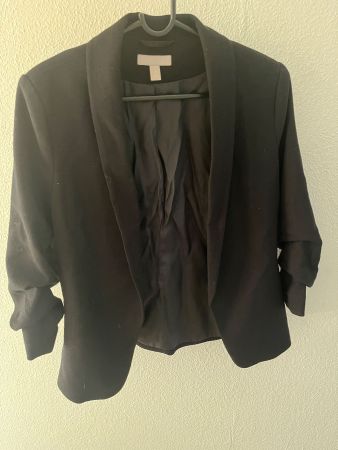 Schwarzer Blazer, Gr. L/40 von H&M