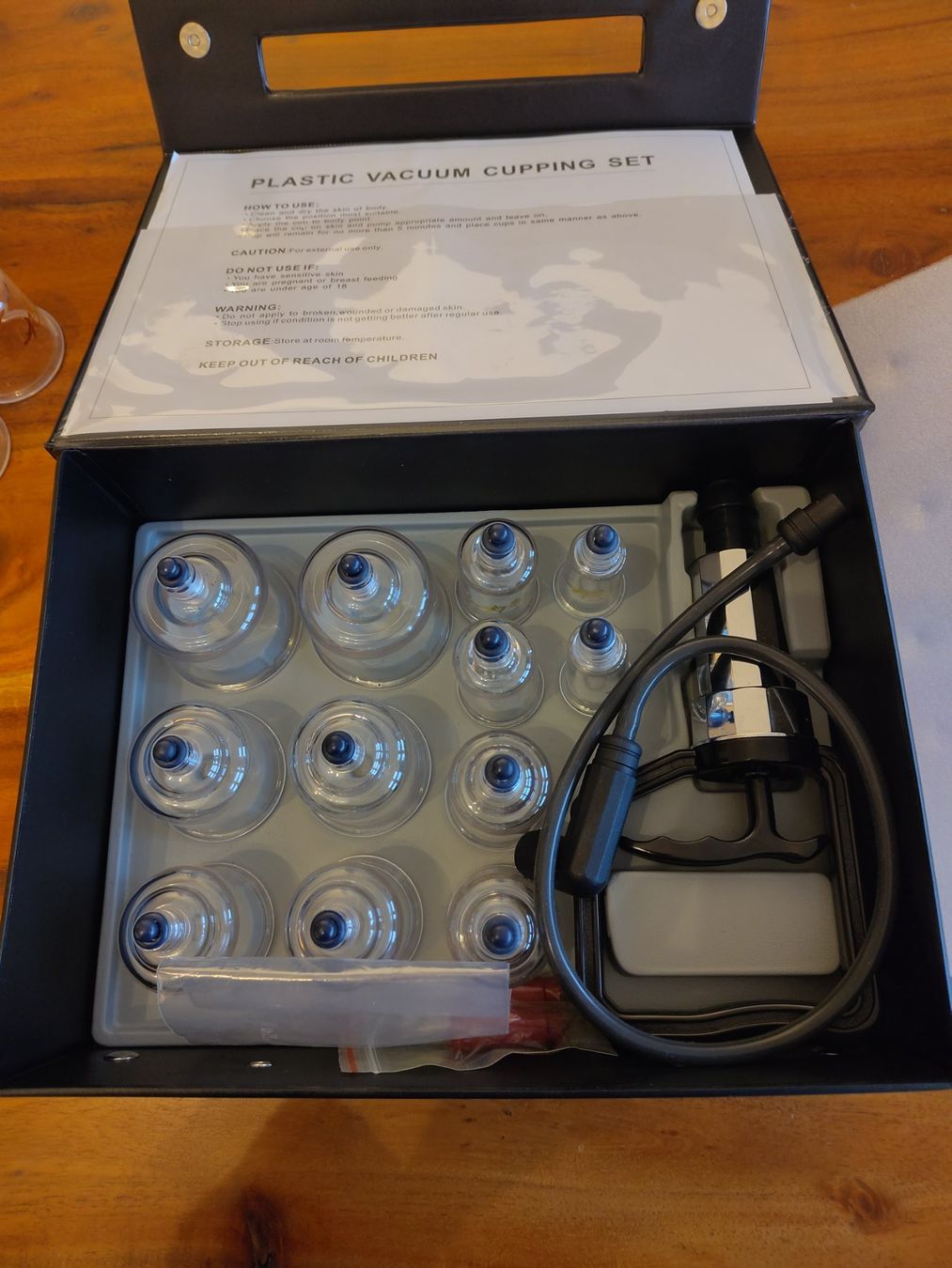 Dispositivi per massaggi: Schröpfset Koffer / Cupping Set + Akupunkturstift Hijama Pen – Usato da Winterthur venduto da kellerland 2