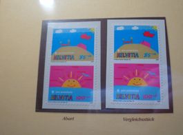 Abart Juventute **, 2007, "Doppelte Helvetia" versch. Druck
