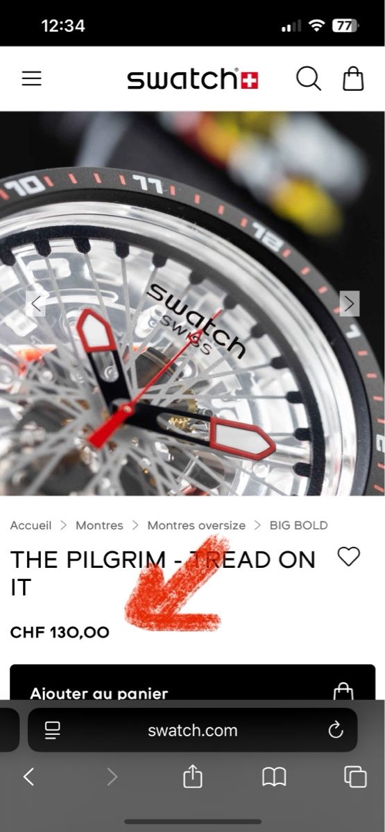 Swatch Orologi: Swatch Watch Sampilgrim – Nuovo (secondo la descrizione) da Bern venduto da Things4U2buy 2