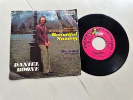 DANIEL BOONE rare Single Beautiful Sunday DEUTSCHE VERSION