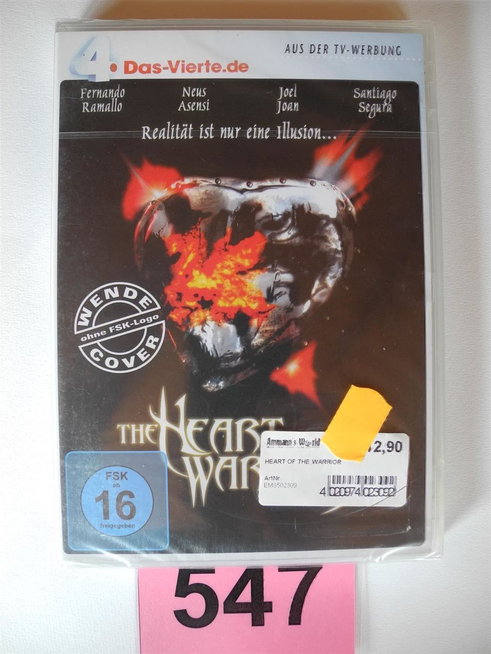 Alle DVDs: Heart of the Warrior, Nr. 547 – Neu und originalverpackt aus Kottwil von Crazyrolf