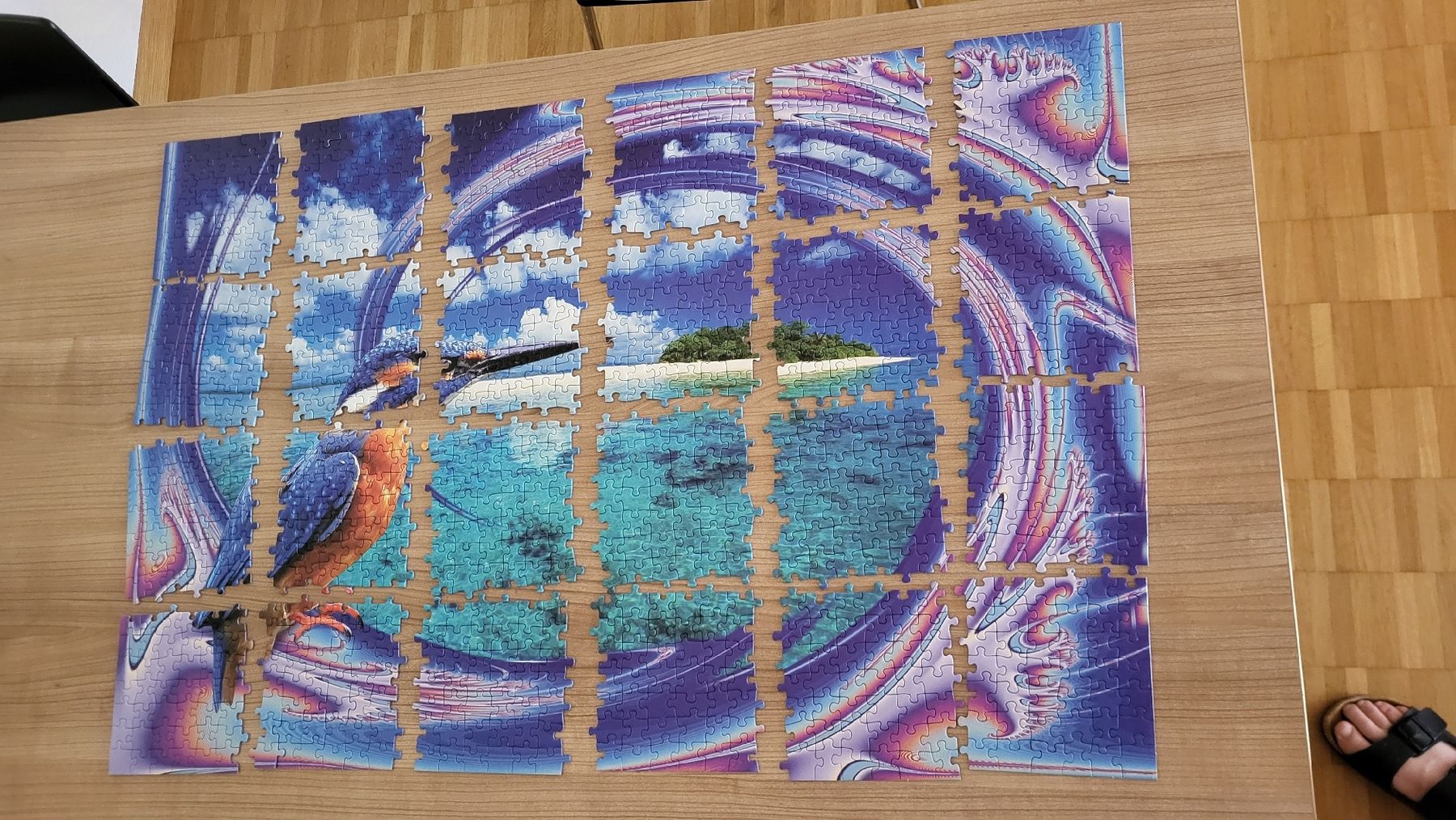 Ravensburger Puzzle: Puzzle Adventskalender Eisvogel – Usato da Rüti ZH venduto da clady01 2