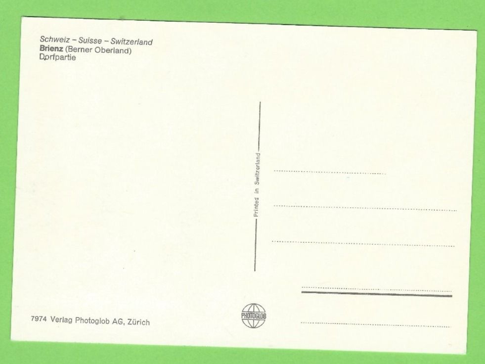 Cartoline postali: Brienz, Dorfpartie – Nuovo (secondo la descrizione) da Zürich venduto da t24_de 1