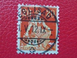 1907, HELVETIA mit SCHWERT, Nr.108 mit Voll-O von EGLISAU ZH