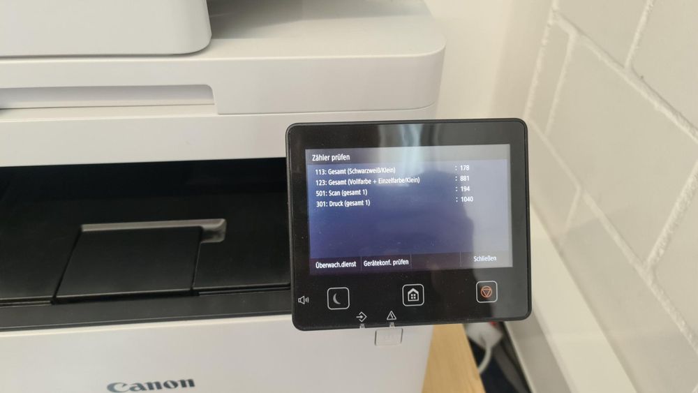 Housse De Protection Sur Mesure Pour Imprimante Canon I-Sensys MF645CX - Gris, Polypropylène - Fabriqué En Allemagne