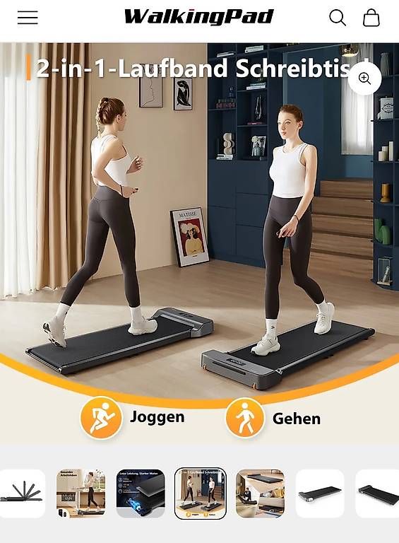 Walkingpad Hometrainer: WalkingPad – Gebraucht aus Uzwil von Schakai69 4