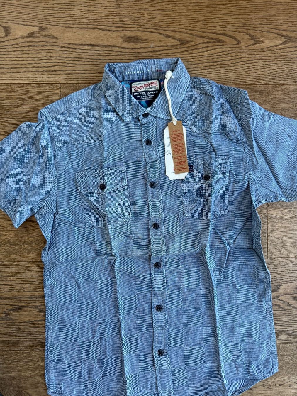 Camicie: Hemd, Petrol //NEU// M – Nuovo (secondo la descrizione) da Stettfurt venduto da outlet72 1