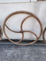 Gusseisenrad, Metallrad, Eisenrad, Eisendeko, Metalldeko, Ra