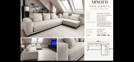 MINOTTI HORIZONTE – Luxus Designer-Ecksofa – neuwertig