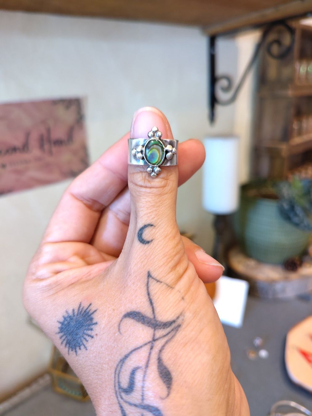Sonstiger Schmuck: Collana & anello argento & opale – Neu (gemäss Beschreibung) aus Losone von ell_nora89