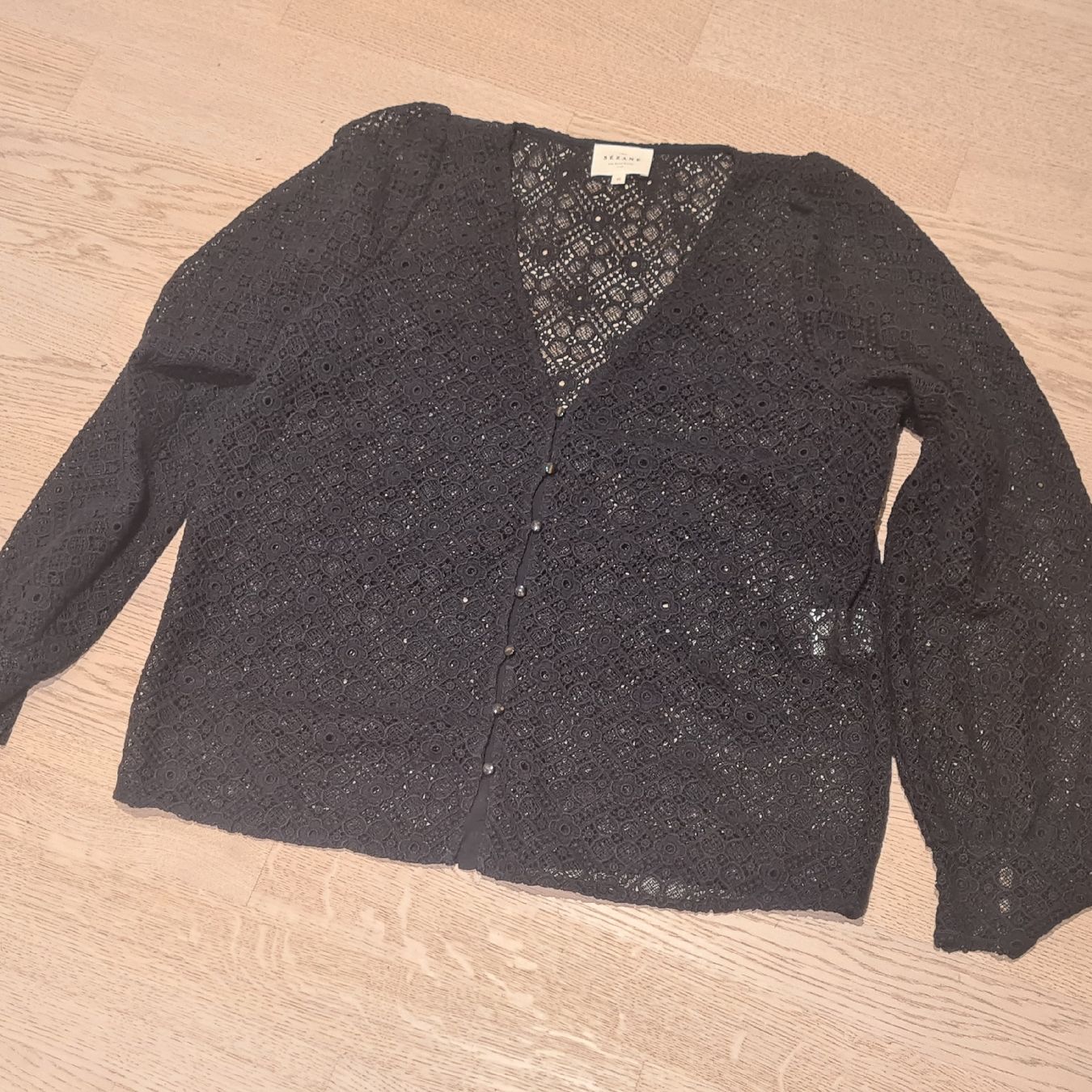 Giacche: Häkeljacke schwarz Gr.42 – Usato da Steinen venduto da turbogeiss99 3