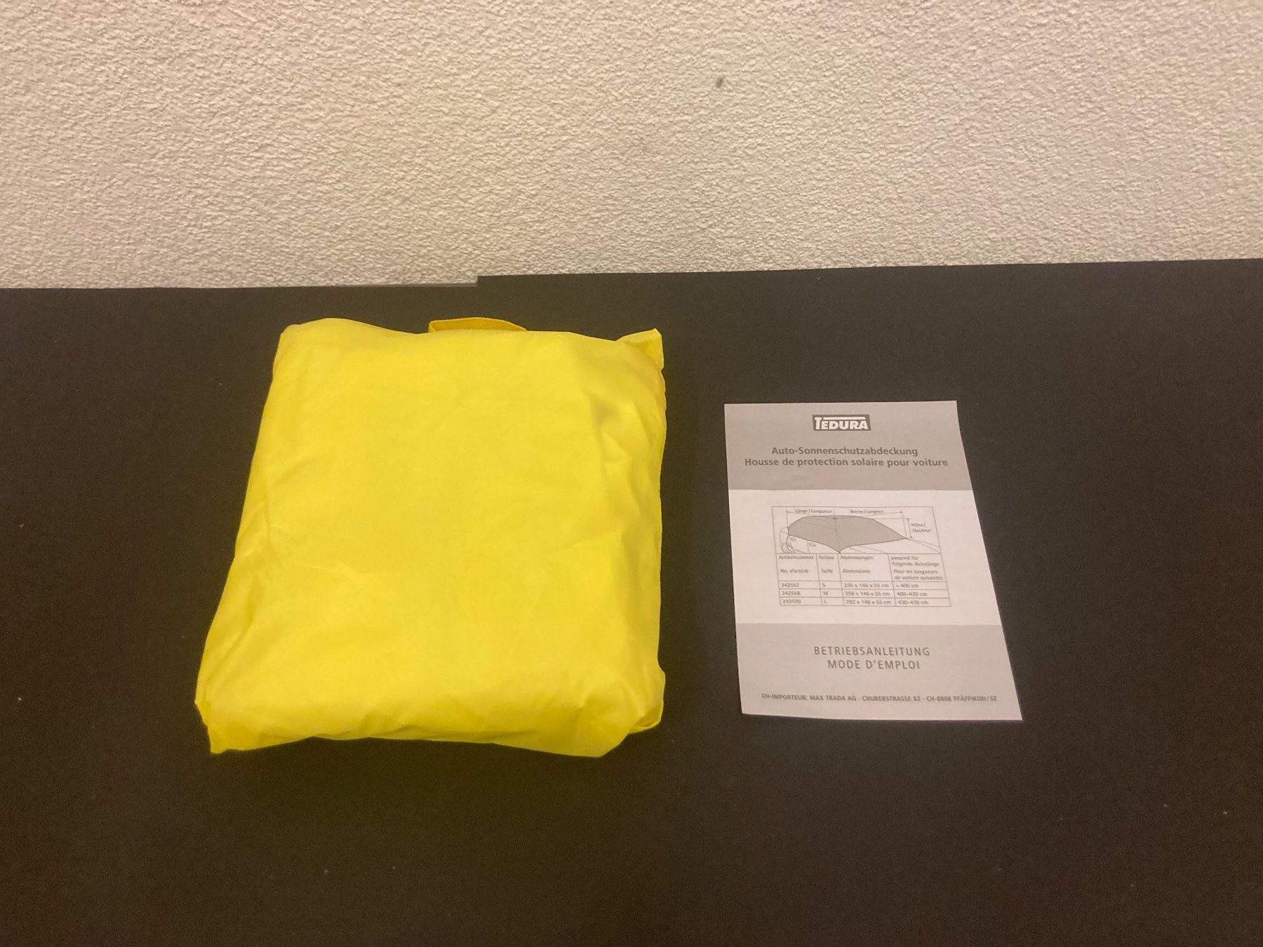 Coperture: Auto Sonnenschutzabdeckung Tedura, M – Nuovo e nell'imballaggio originale da Neuenhof venduto da jorogo 3