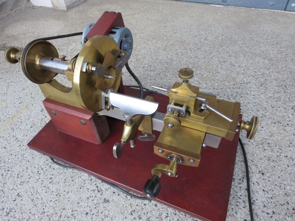 Polisseuse à Pivot Pour Tour D'horloger Hardinge Bros. Dale WW – Vintage, En L'état