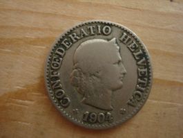 (S1) 5 Rappen 1904
