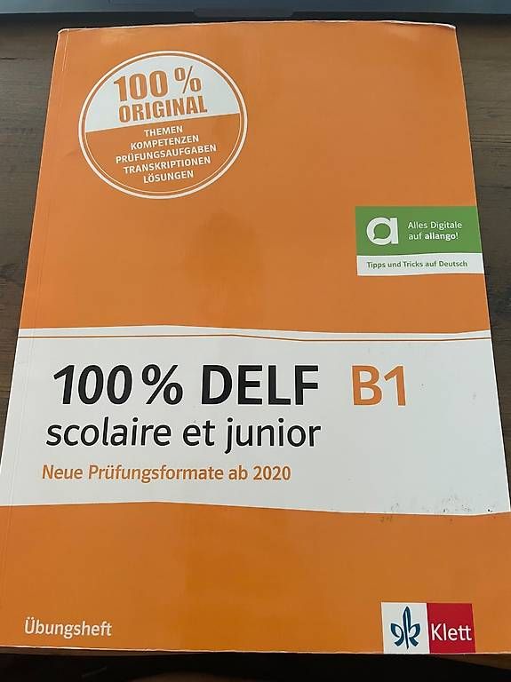 Bücher: 100% DELF B1 scolaire et junior  Übungsheft – Gebraucht aus Bern von Pullet