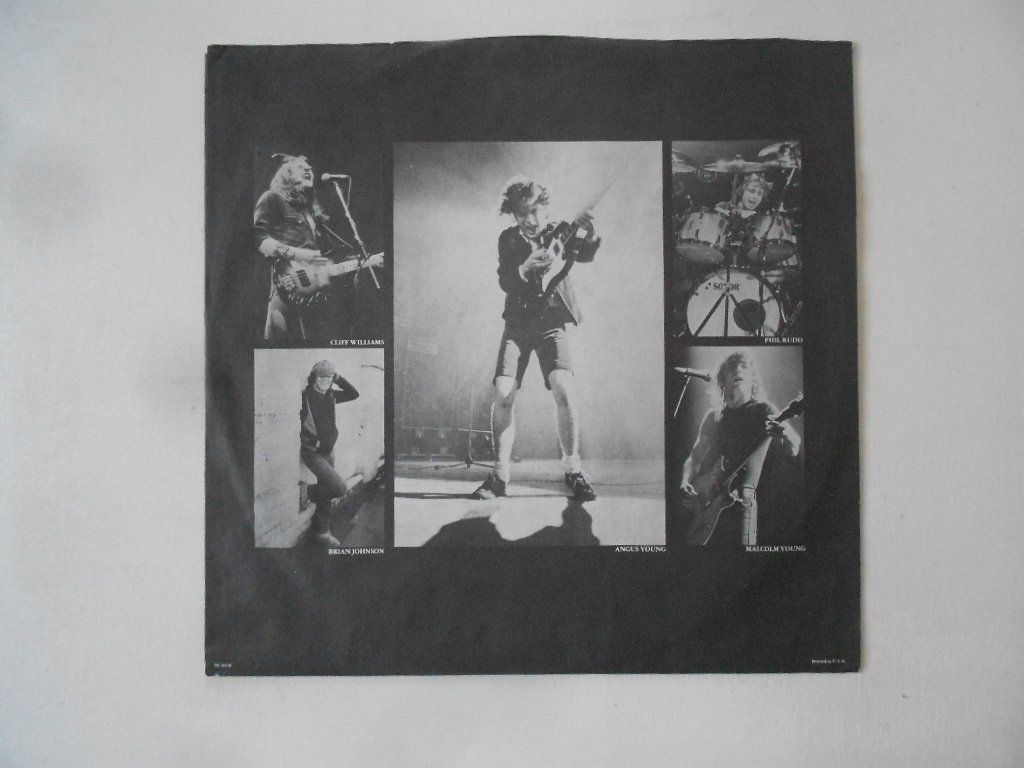 Vinyles: AC / DC  -  BACK IN BLACK – D'occasion à Bex par Giorgiob 2