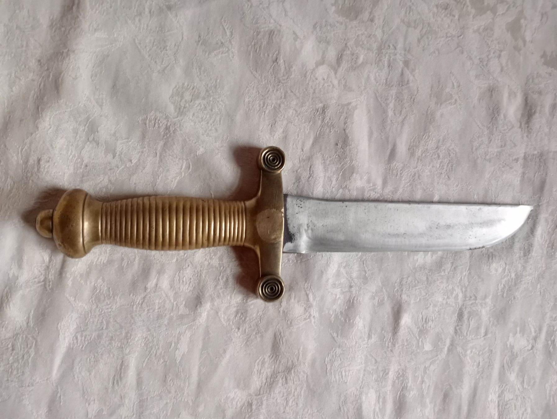 Posate: Antikes ,,Napoleon"- Messer Messinggriff 718 Gramm Dolch – Usato da Oberdorf BL venduto da Barocki888 4