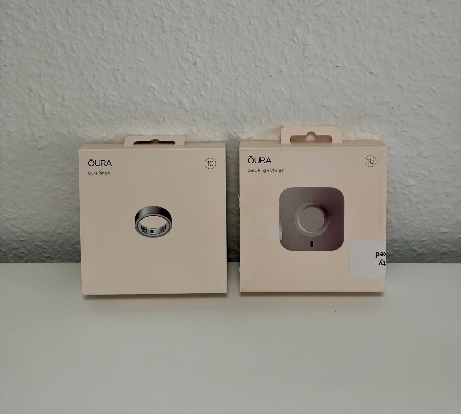 Oura Anelli: Oura Ring 4 (Grösse 10, Brushed Silver) – Usato da Zürich venduto da Wolpe23 1
