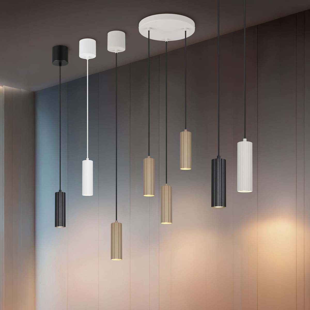 Lampadari & plafoniere: Pendelleuchte, Weiss, 9 cm Ø – Nuovo (secondo la descrizione) da Kreuzlingen venduto da Smart-Light 1