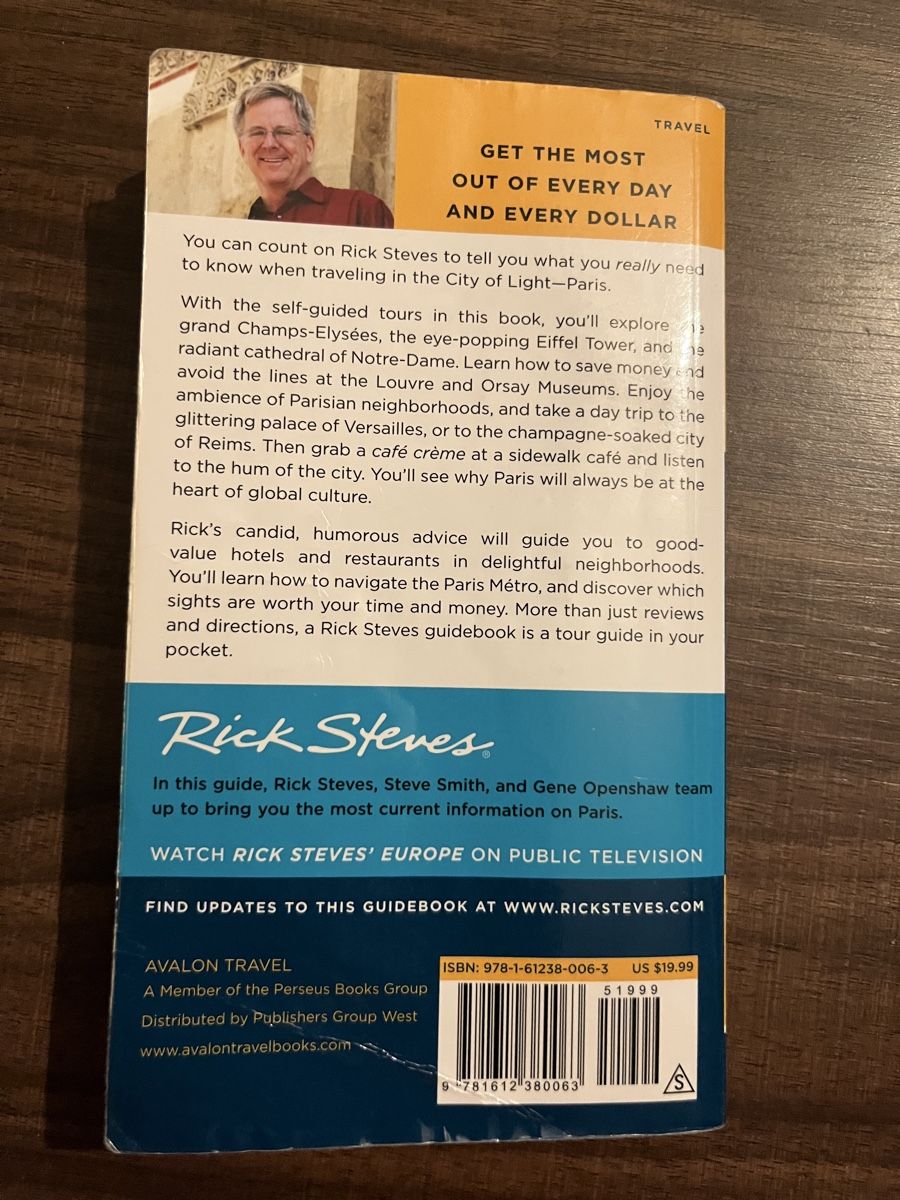 Libri: Rick Steves' Paris 2012 Travel Guide – Usato da Sierre venduto da black.box 1