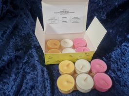 PartyLite - Teelichtbox Blumig, 12 Teelichter