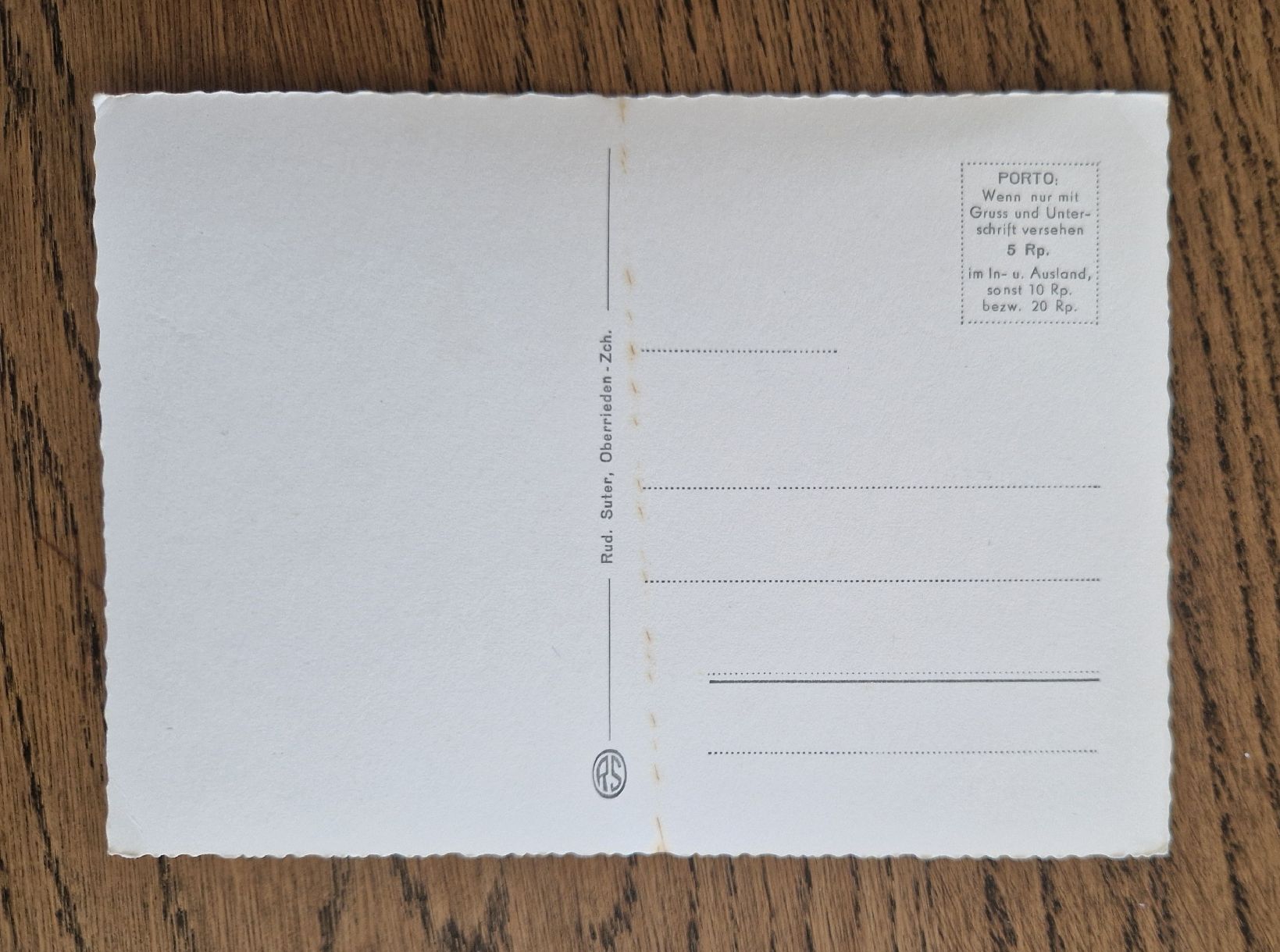 Cartoline postali: Dorfpartie in Guarda – Usato da Ebikon venduto da Donar50 1