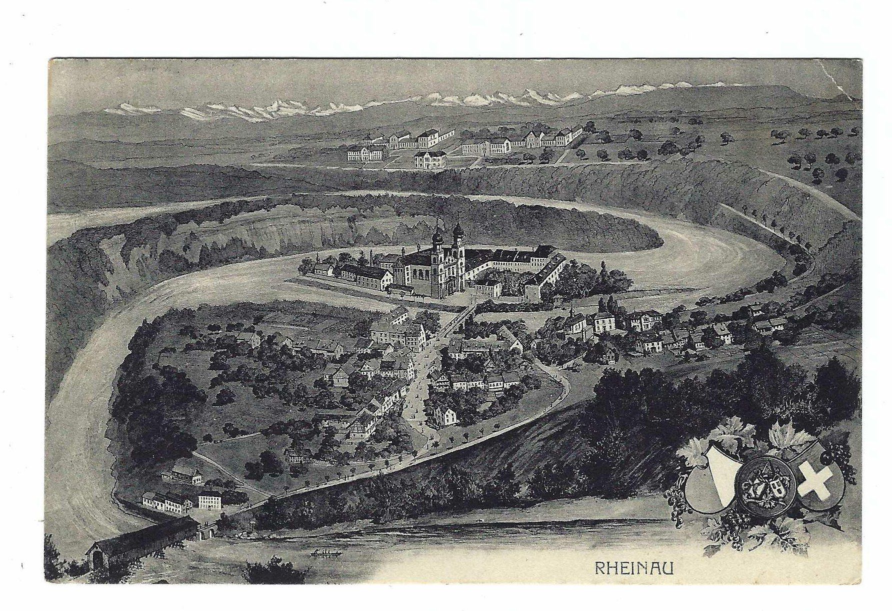 Cartoline postali: Rheinau 1917 k0 – Usato da Aarau venduto da fussball-fussball