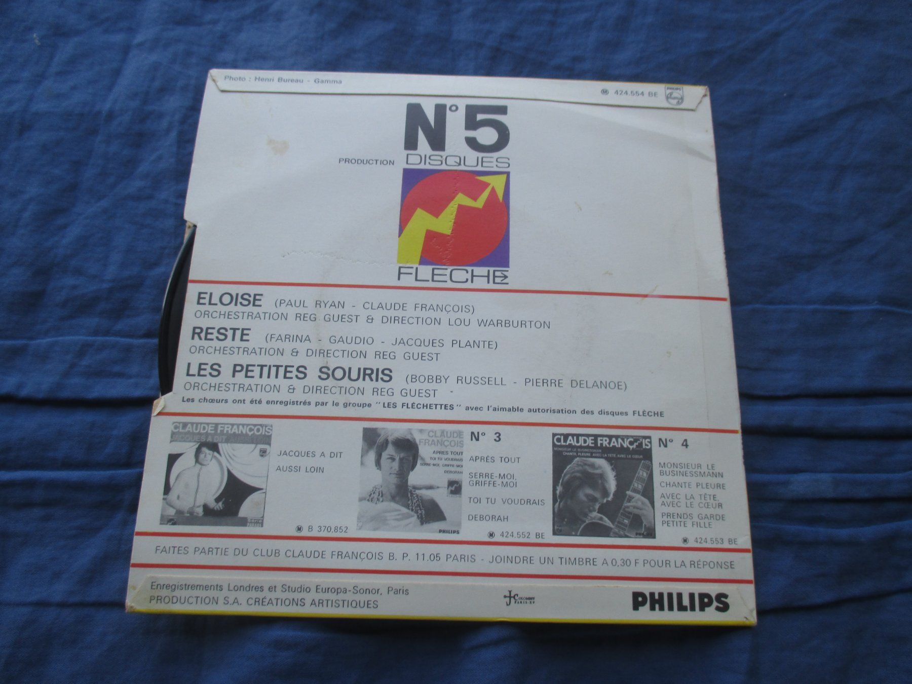 Dischi in vinile: 45t EP dédicacé par Claude François – Usato da Colombier NE venduto da Nevenma 1