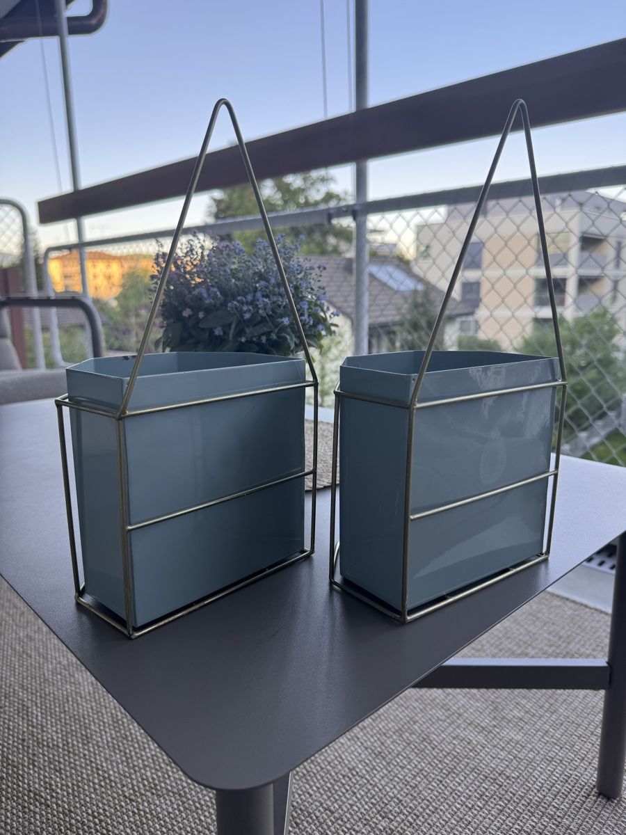 Vasi per fiori: Trendiger Wand-Blumenkasten, 2er Set – Usato da Neuenhof venduto da mic_lj2z 1