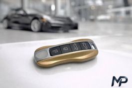 Porsche Schlüsselcover / Schlüsselgehäuse  in Weissgold